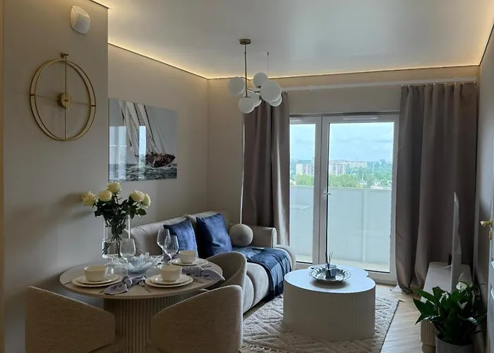 Agosto Sky Premium Manufaktura Parking Gratis Fv Lejlighed Łódź