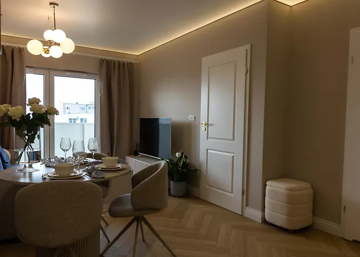 Agosto Sky Premium Manufaktura Parking Gratis Fv Lejlighed Łódź